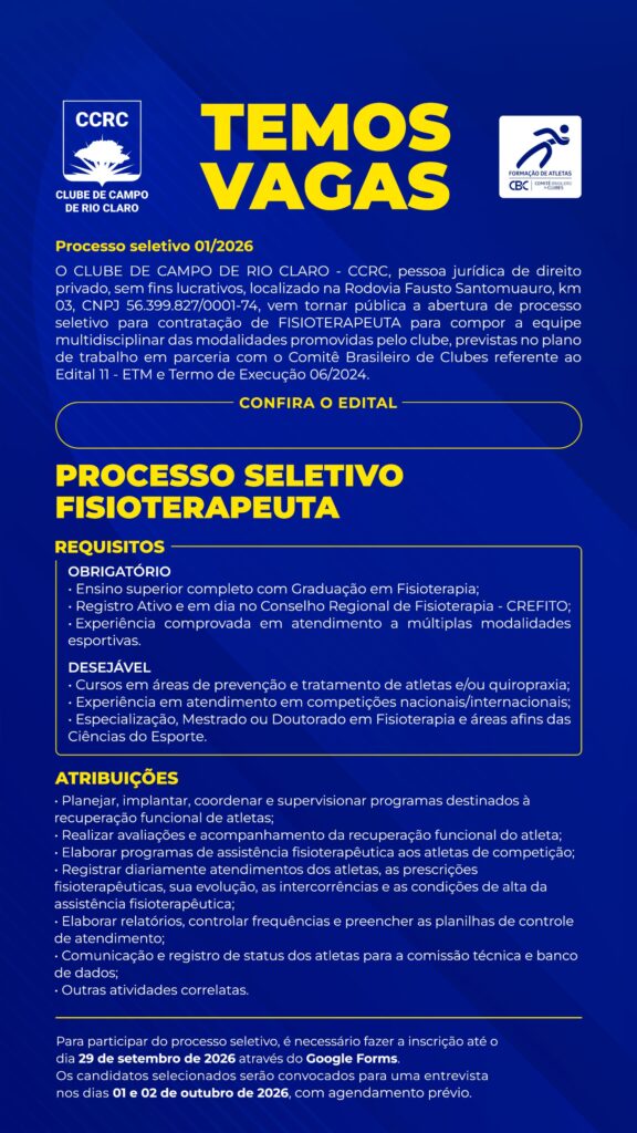 PROCESSO SELETIVO FISIOTERAPEUTA